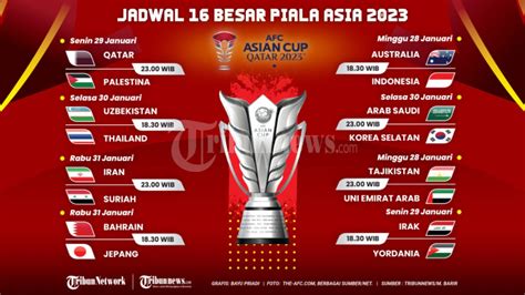 jadwal piala asia hari ini